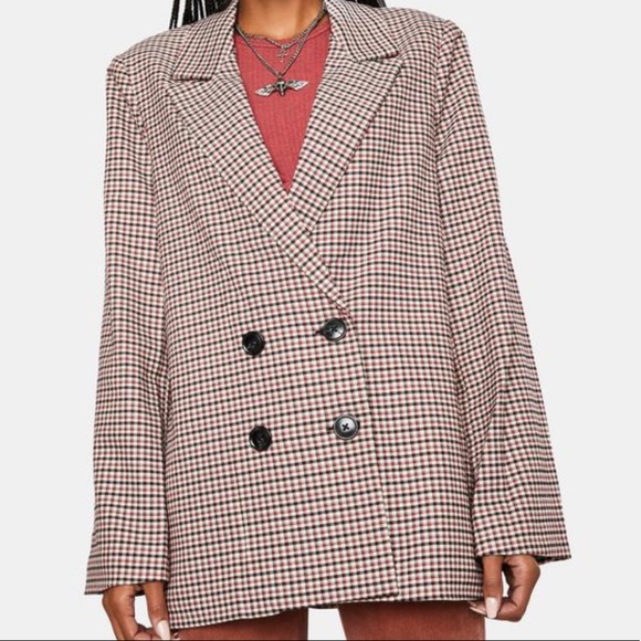 ROLLA’S Downtown Check Blazer M - Picture 3 of 15